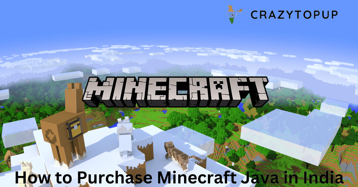 How to Purchase Minecraft Java in India - CrazyTopup